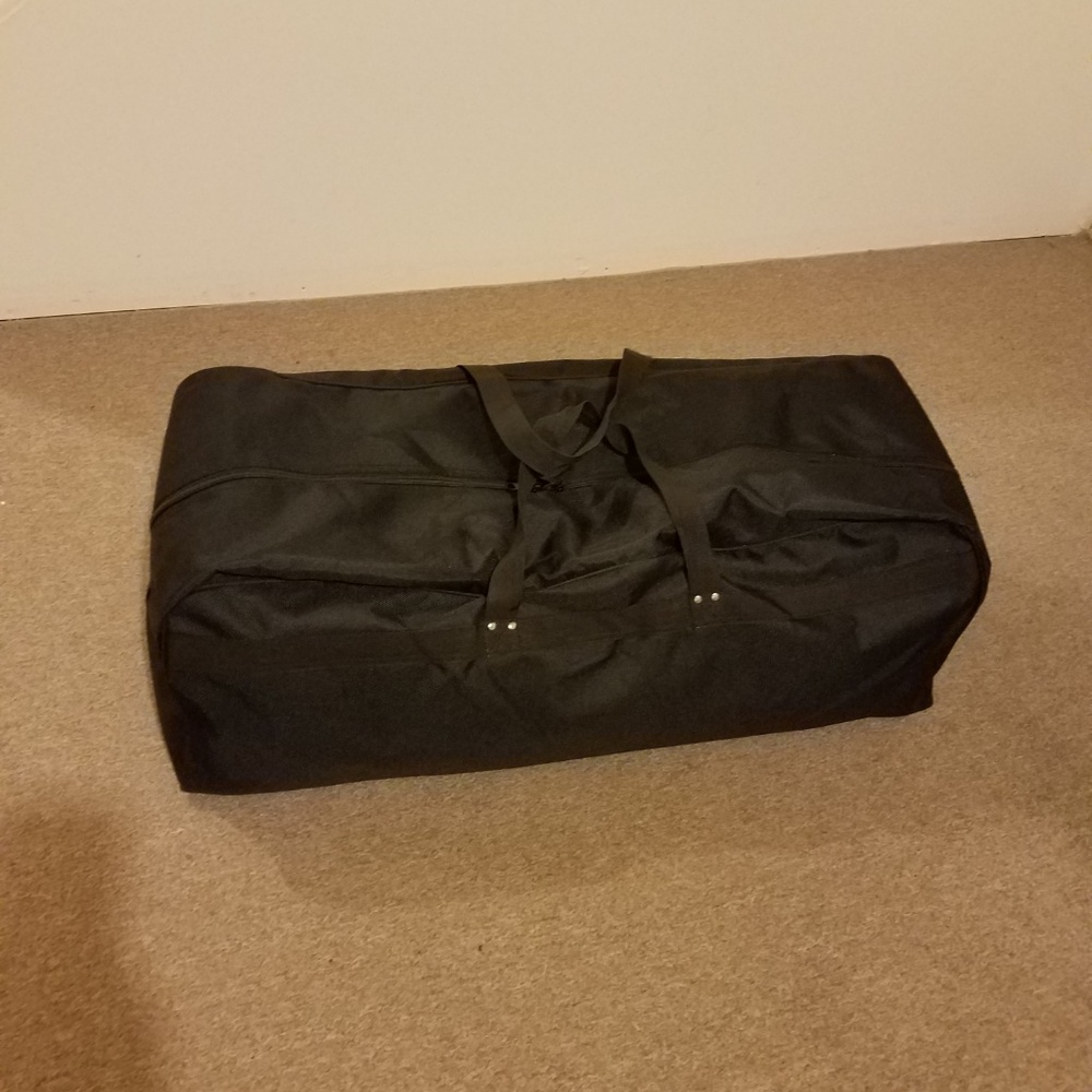 Black XLarge Duffle Bag Equipment Travel Gear
